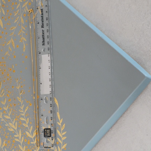 Box Chain 14 K Gold Necklace - Picture 8 of 9